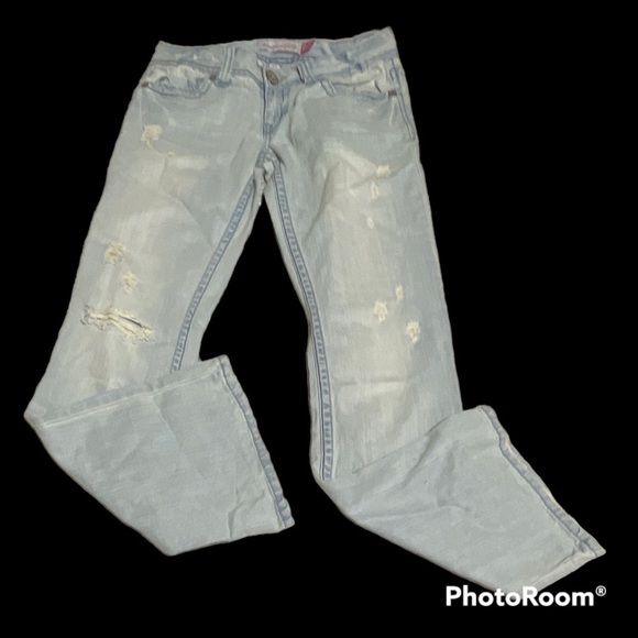 Aeropostale Denim - NWT Aeropostale Hailey Skinny Flare Distressed Jeans Style 1302 Size 1/2 Short
